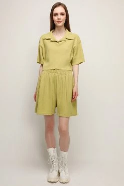 STORETS Lucy Waffle Lounge Shorts