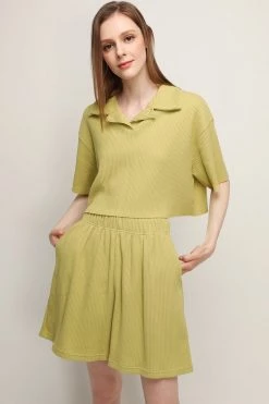 STORETS Lucy Waffle Lounge Shorts