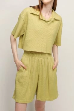 STORETS Lucy Waffle Lounge Shorts