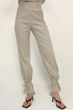 STORETS Cameron Satin Wide Leg Pants CLOTHING