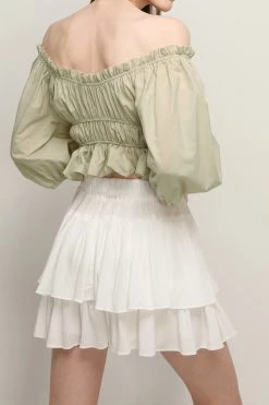 STORETS Melody Pleated Ruffle Skort CLOTHING