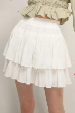 STORETS Melody Pleated Ruffle Skort CLOTHING