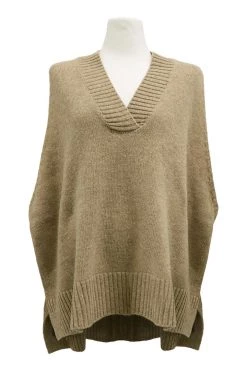 STORETS Lyla Oversized Knit Vest CLOTHING