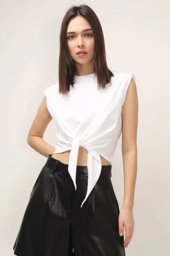 STORETS Annabella Padded Shoulder Top