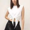 STORETS Annabella Padded Shoulder Top CLOTHING