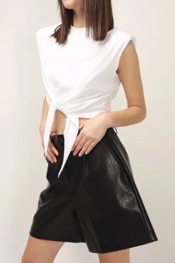 STORETS Annabella Padded Shoulder Top CLOTHING