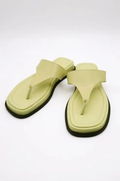 STORETS Pleather Toe Thong Sandals