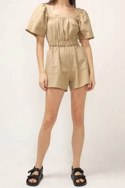 STORETS CLOTHING Julieta Square Neckline Romper