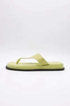 STORETS Pleather Toe Thong Sandals