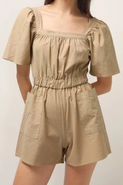 STORETS CLOTHING Julieta Square Neckline Romper