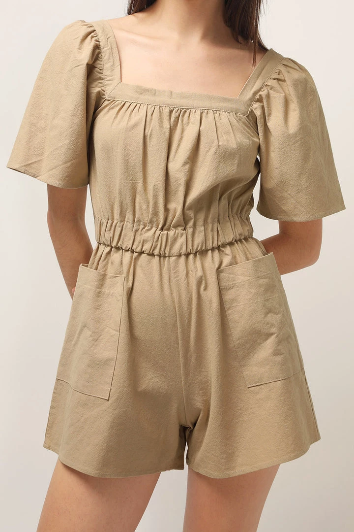 STORETS CLOTHING Julieta Square Neckline Romper