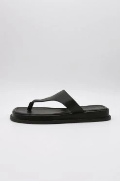 STORETS Pleather Toe Thong Sandals