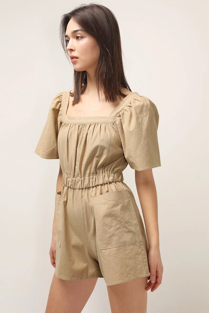 STORETS CLOTHING Julieta Square Neckline Romper
