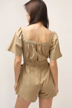 STORETS CLOTHING Julieta Square Neckline Romper