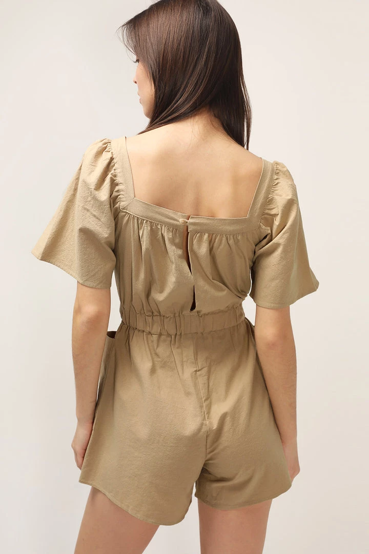 STORETS CLOTHING Julieta Square Neckline Romper