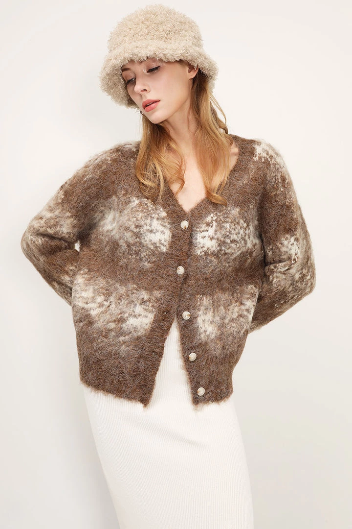 STORETS Reina Fuzzy Cardigan