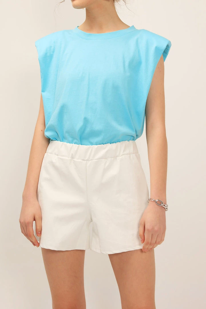 STORETS Elena Padded Shoulder T-shirt BEST-SELLERS