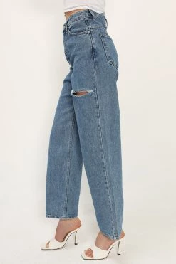 STORETS Aviana Slash Cutout Jeans CLOTHING