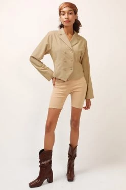 STORETS SALE CLOTHING Avery Double Breast Crop Jacket