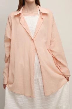 STORETS CLOTHING Claire Sheer Long Shirt