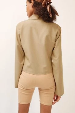 STORETS SALE CLOTHING Avery Double Breast Crop Jacket