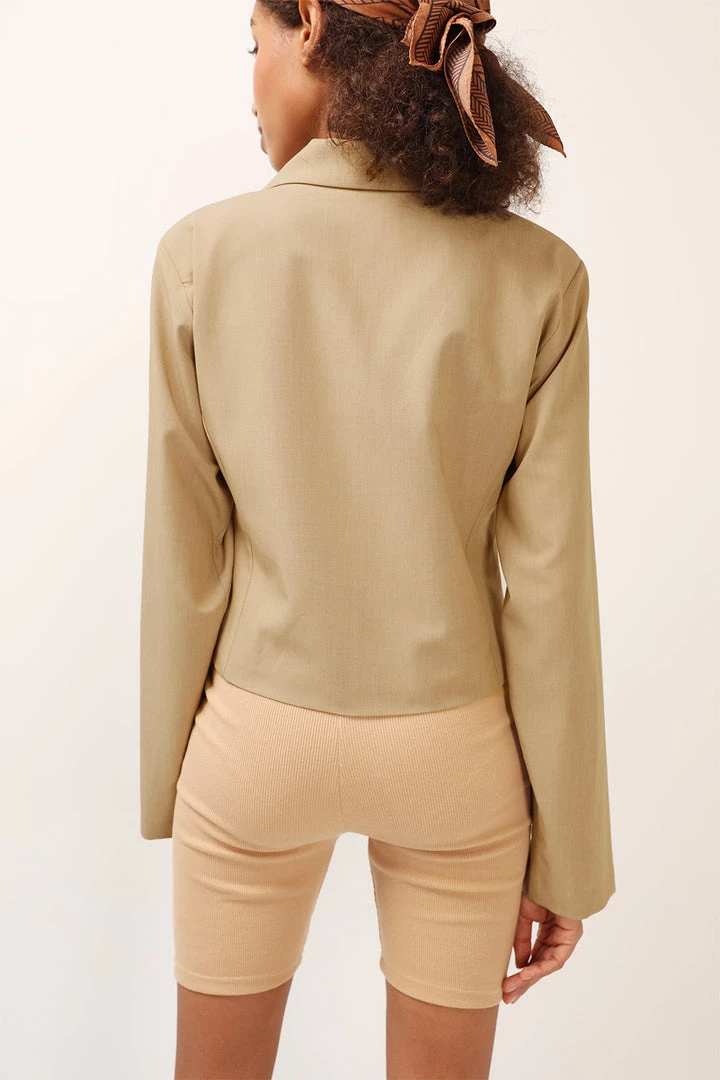 STORETS SALE CLOTHING Avery Double Breast Crop Jacket