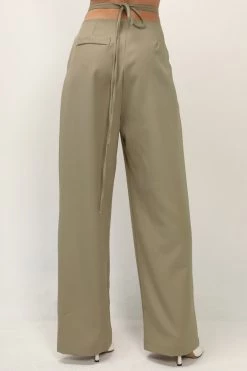 STORETS Talia Wide Leg Pintuck Pants
