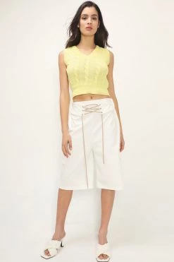 STORETS CLOTHING Sabrina Eyelet Cargo Shorts