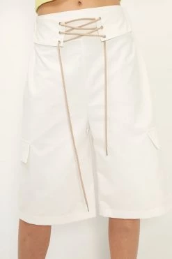 STORETS CLOTHING Sabrina Eyelet Cargo Shorts