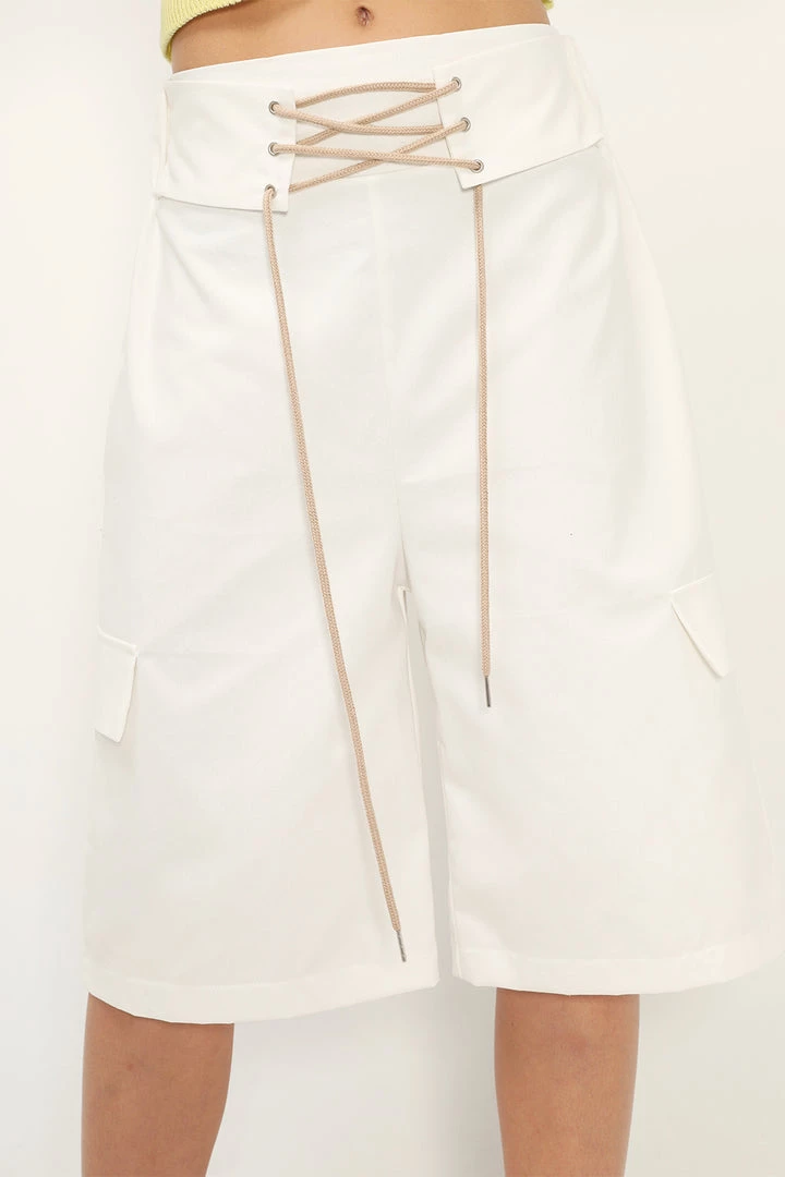 STORETS CLOTHING Sabrina Eyelet Cargo Shorts