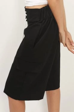 STORETS Sabrina Eyelet Cargo Shorts CLOTHING