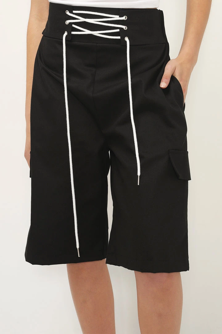 STORETS Sabrina Eyelet Cargo Shorts CLOTHING