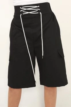 STORETS Sabrina Eyelet Cargo Shorts CLOTHING