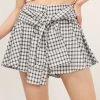 STORETS Freya Plaid Sleeve Tie Skort CLOTHING