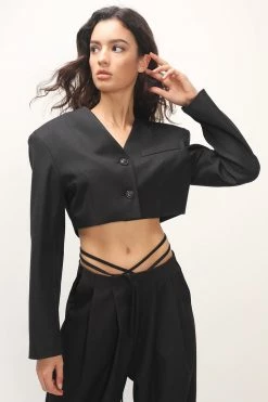 STORETS CLOTHING Talia Cropped Jacket