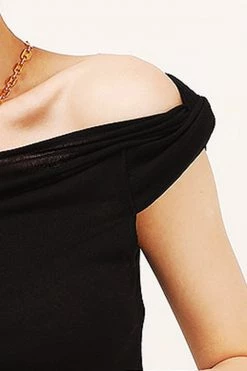 STORETS SALE Lydia Twist Shoulder Top