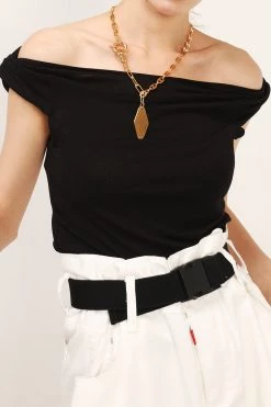 STORETS SALE Lydia Twist Shoulder Top