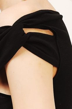 STORETS SALE Lydia Twist Shoulder Top