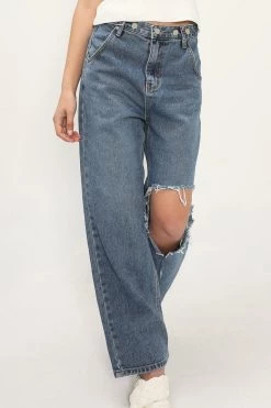 STORETS Jemma Ripped Cutout Jeans