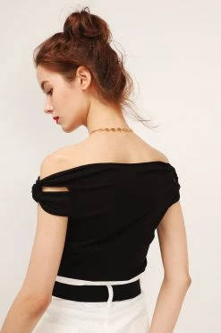 STORETS SALE Lydia Twist Shoulder Top