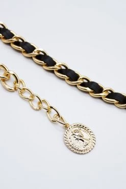 STORETS Coin Decor Chain Belt