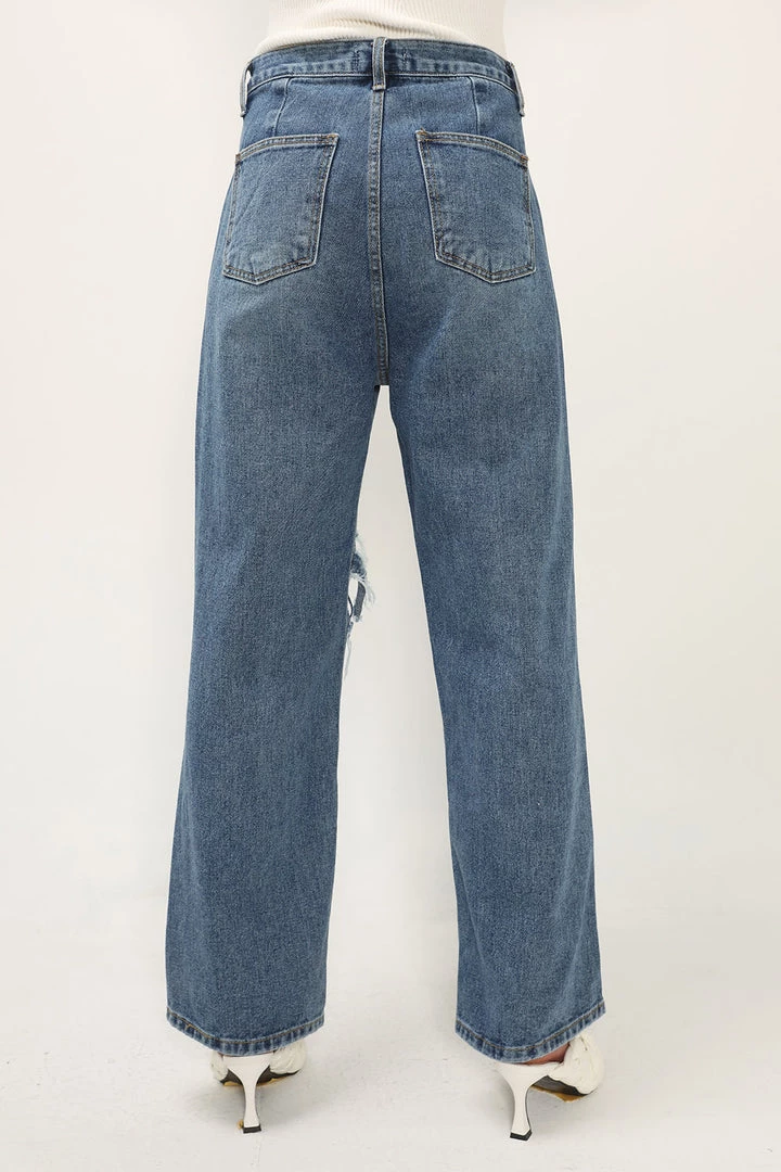 STORETS Jemma Ripped Cutout Jeans