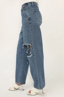 STORETS Jemma Ripped Cutout Jeans
