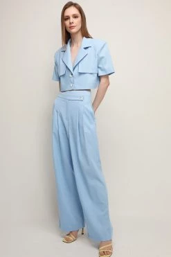 STORETS Noa Wrap Linen Pants CLOTHING