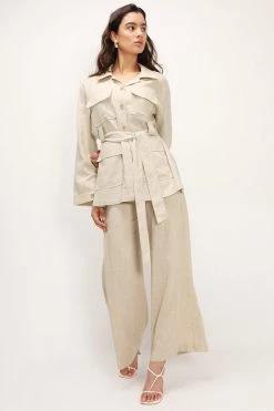 STORETS Dani Linen Safari Jacket