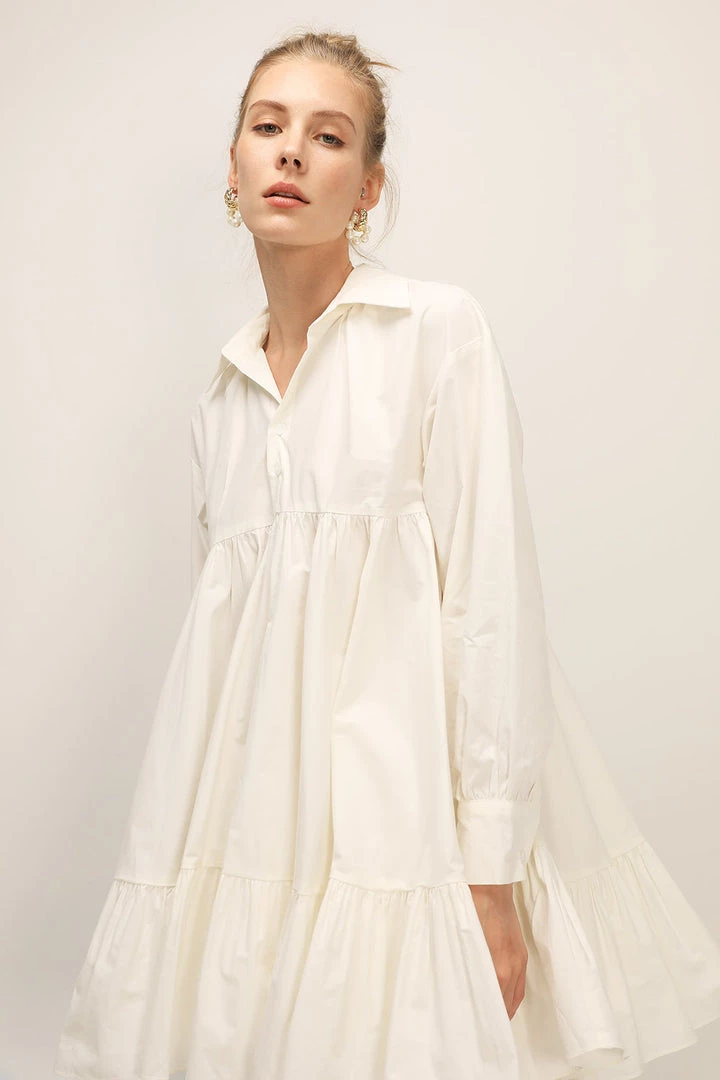 STORETS SALE Diana Tiered Shirt Dress CLOTHING