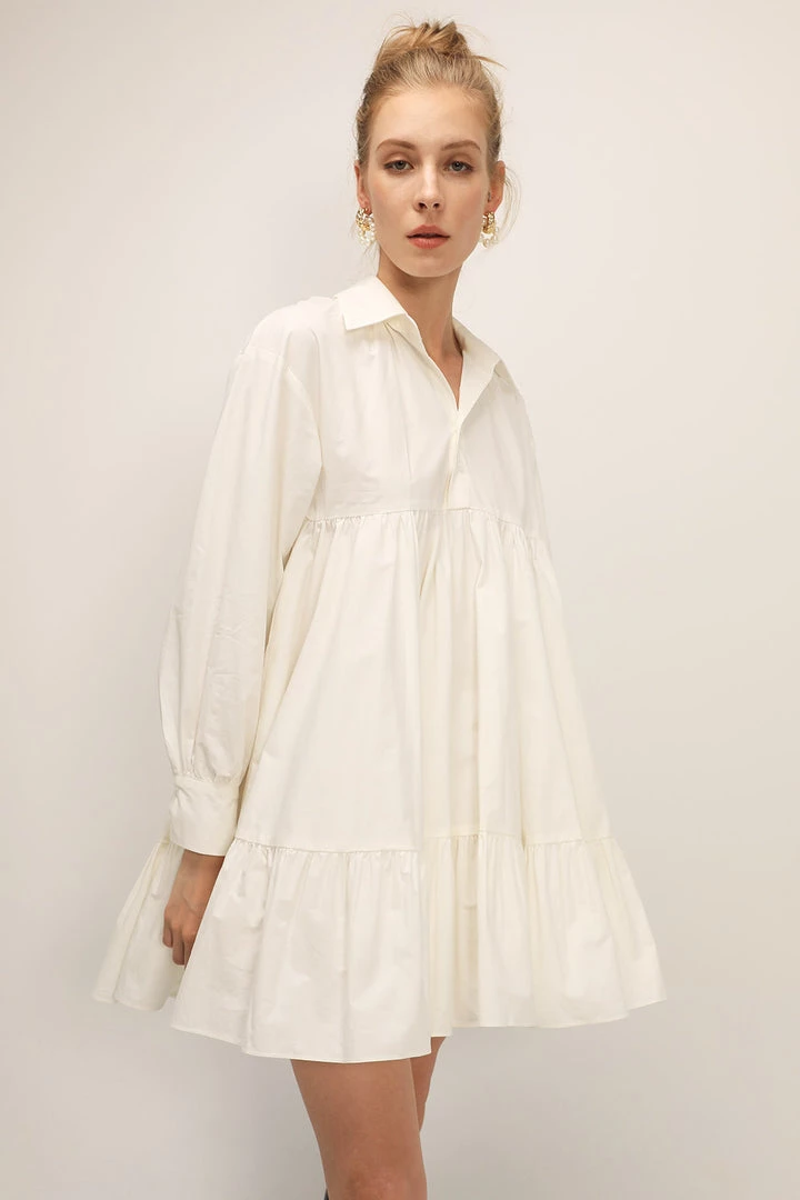 STORETS SALE Diana Tiered Shirt Dress CLOTHING