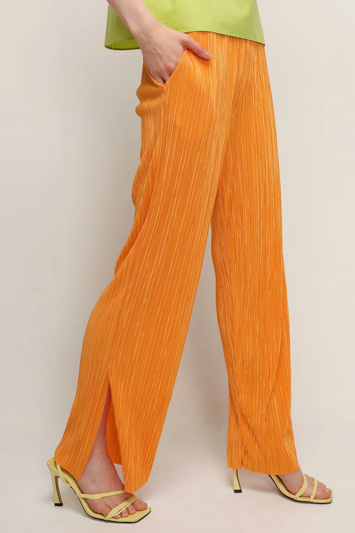 STORETS Influencer Peyton Crinkled Pleated Pants