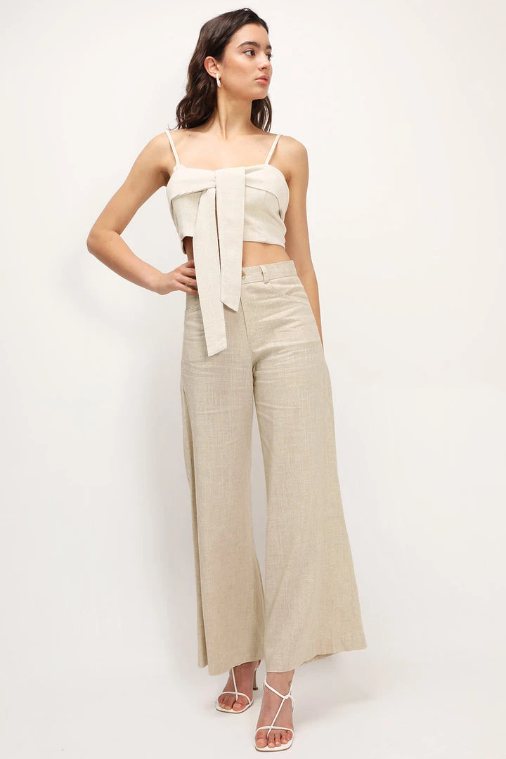 STORETS CLOTHING Dani Linen Flared Pants