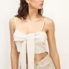 STORETS Blaire Linen Wrap Bustier CLOTHING